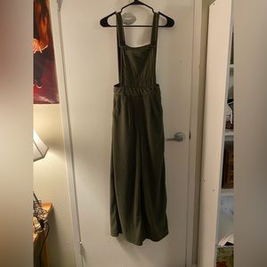 Green Corduroy Overalls